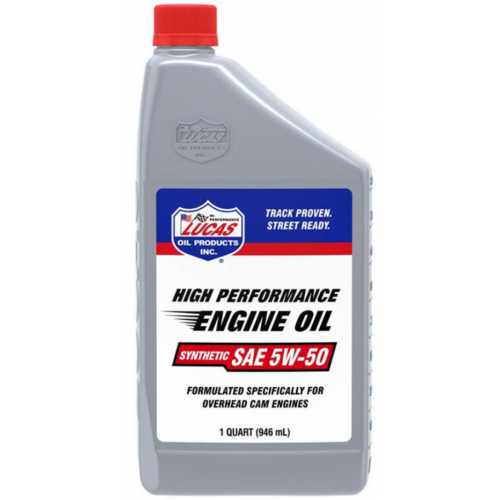 زيت لوكاس فول سينثتيك 5W‑50 – 946Lucas مل – API SP زيت لوكاس فول سينثتيك 5W‑50 – 946Lucas مل – API SP