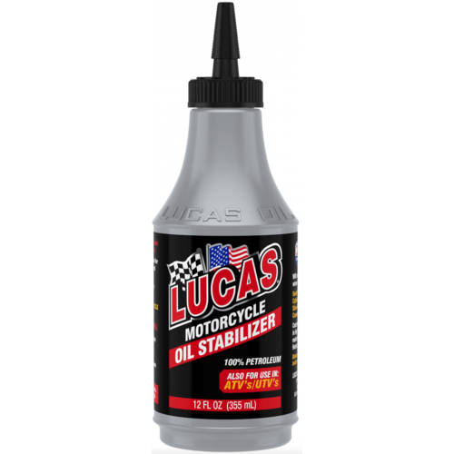 معالج Lucas مثبت زيت للدراجات النارية لوكاس – 355 مل معالج Lucas مثبت زيت للدراجات النارية لوكاس – 355 مل