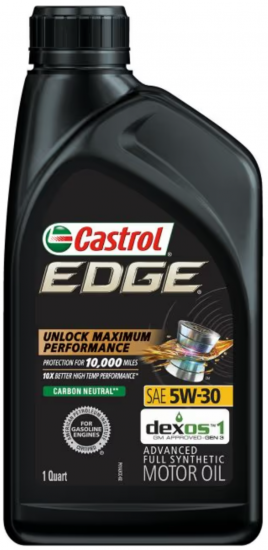 زيت كاسترول إيدج 5W‑30 – 1 لتر – API SP / ACEA A5/B5, C2 – Castrol