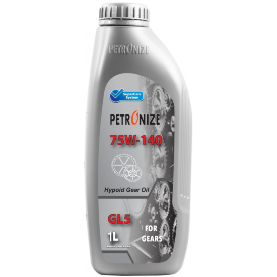 زيت Petronize 75W‑140 – 1 بترونايز لتر – API GL‑5 – زيت تروس عالي الأداء زيت Petronize 75W‑140 – 1 بترونايز لتر – API GL‑5 – زيت تروس عالي الأداء