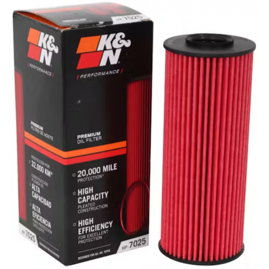 فلتر الزيت كي ان  دودج تشارجر رام رانجلر كرايسلر K&N HP‑7025 – أداء فاخر فلتر الزيت كي ان  دودج تشارجر رام رانجلر كرايسلر K&N HP‑7025 – أداء فاخر
