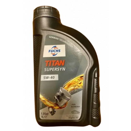 Fuchs TITAN SUPERSYN D1 SAE 5W-40 – زيت فوكس محرك تخليقي بالكامل عالي الأداء 1 لتر  Fuchs TITAN SUPERSYN D1 SAE 5W-40 – زيت فوكس محرك تخليقي بالكامل عالي الأداء 1 لتر