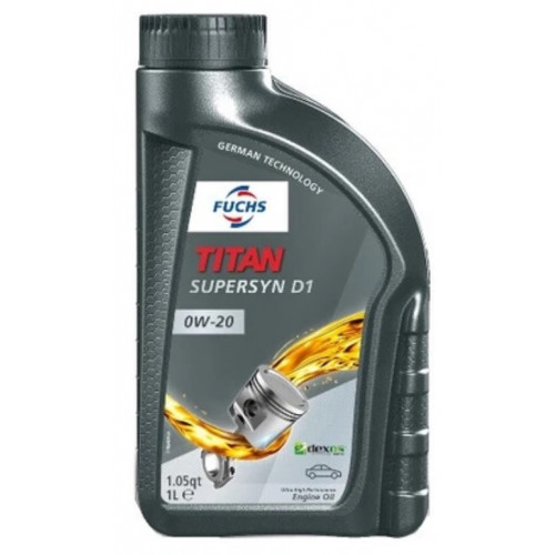 TITAN SYN SP SAE 0W-20 Fuchs – زيت فوكس محرك تخليقي بالكامل عالي الكفاءة 1 لتر  TITAN SYN SP SAE 0W-20 Fuchs – زيت فوكس محرك تخليقي بالكامل عالي الكفاءة 1 لتر
