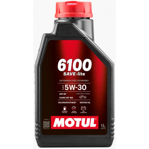 زيت موتر موتول Motul 6100 SAVE‑LITE SAE 5W‑30 – تخليقي موفرة للوقود (1 لتر) زيت موتر موتول Motul 6100 SAVE‑LITE SAE 5W‑30 – تخليقي موفرة للوقود (1 لتر)