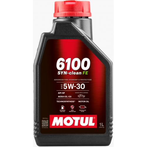 موتول Motul 6100 SYN‑CLEAN SAE 5W‑30 C3 – زيت محرك تخليقي 1 لتر موتول Motul 6100 SYN‑CLEAN SAE 5W‑30 C3 – زيت محرك تخليقي 1 لتر