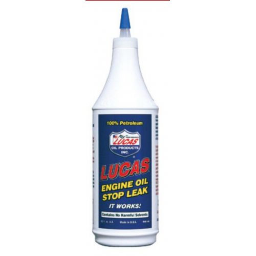 زيت لوكاس لتوقف تسرب الزيت من المحرك – Lucas Engine Oil Stop Leak (1 Quart / 946 مل) زيت لوكاس لتوقف تسرب الزيت من المحرك – Lucas Engine Oil Stop Leak (1 Quart / 946 مل)
