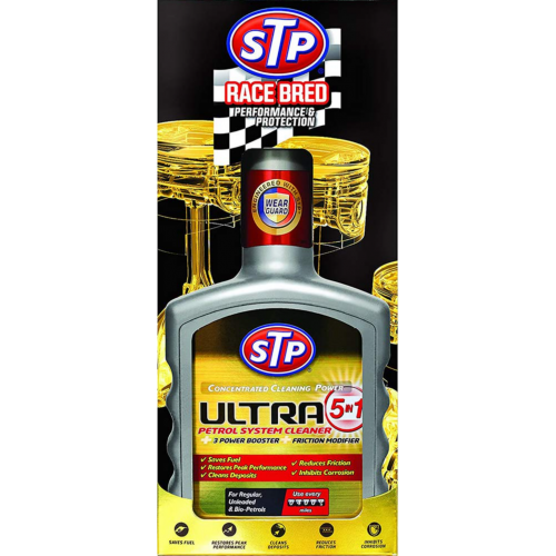 STP Ultra 5‑In‑1 Fuel System Cleaner – اس تي بي منظف وقود شامل (354 مل)  STP Ultra 5‑In‑1 Fuel System Cleaner – اس تي بي منظف وقود شامل (354 مل)