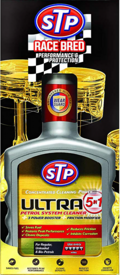 STP Ultra 5‑In‑1 Fuel System Cleaner – اس تي بي منظف وقود شامل (354 مل) STP Ultra 5‑In‑1 Fuel System Cleaner – اس تي بي منظف وقود شامل (354 مل)