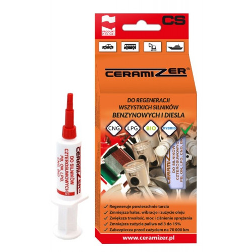 معالج زيت المحرك سيرامايزر Ceramizer CS – لمحركات 4 أشواط بدون فك معالج زيت المحرك سيرامايزر Ceramizer CS – لمحركات 4 أشواط بدون فك