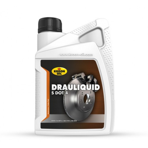 زيت فرامل كرون Kroon-Oil Drauliquid-S DOT 4 سعة 1 لتر  زيت فرامل كرون Kroon-Oil Drauliquid-S DOT 4 سعة 1 لتر