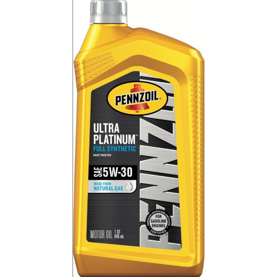 زيت المحرك الصناعي الكامل بنزويل Pennzoil Ultra Platinum 5W-30 – (946 مل) زيت المحرك الصناعي الكامل بنزويل Pennzoil Ultra Platinum 5W-30 – (946 مل)