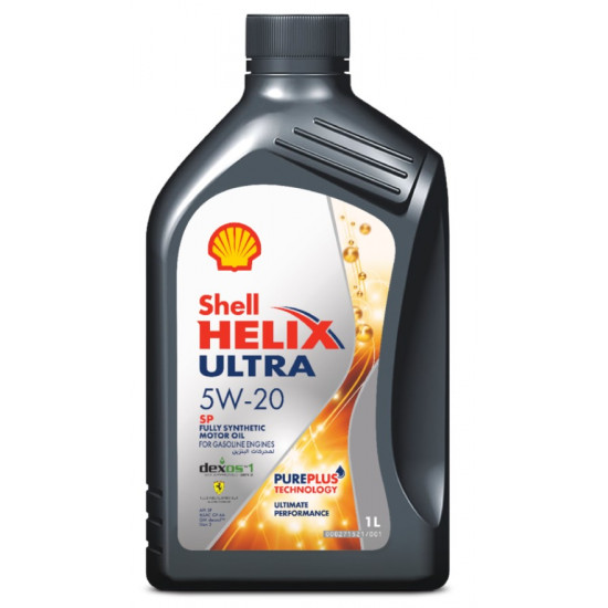 زيت المحرك الصناعي الكامل شل هيليكس ألترا Shell Helix Ultra 5W-20 – سعة 1 لتر