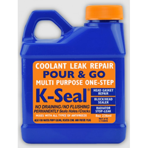 مانع تسرب الراديتر كي-سيل الدائم – 236 مل | الحل النهائي لتسربات الراديتر ووجه رأس المحرك  K-Seal Permanent Coolant Leak Repair