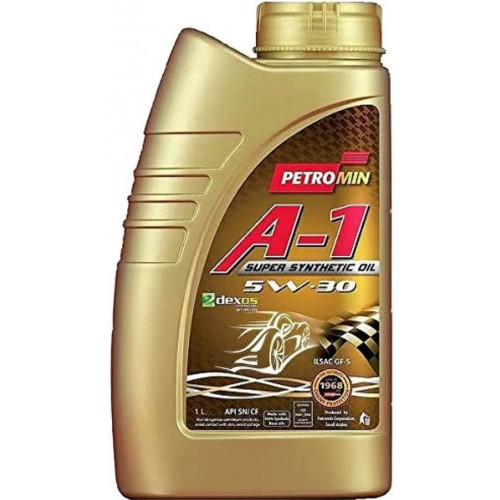 زيت المحرك تخليقي بالكامل بترومين A1 5W-30 Petromin – 1 لتر زيت المحرك تخليقي بالكامل بترومين A1 5W-30 Petromin – 1 لتر