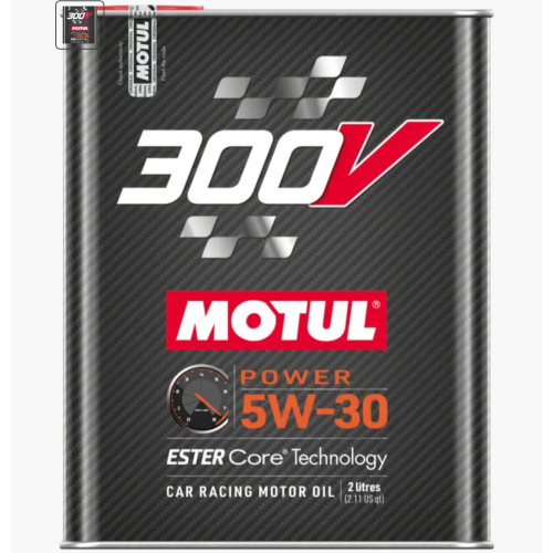 زيت المحرك موتول 300V باور 5W‑30 – 2 لتر (بتقنية ESTER Core®) Motul زيت المحرك موتول 300V باور 5W‑30 – 2 لتر (بتقنية ESTER Core®) Motul