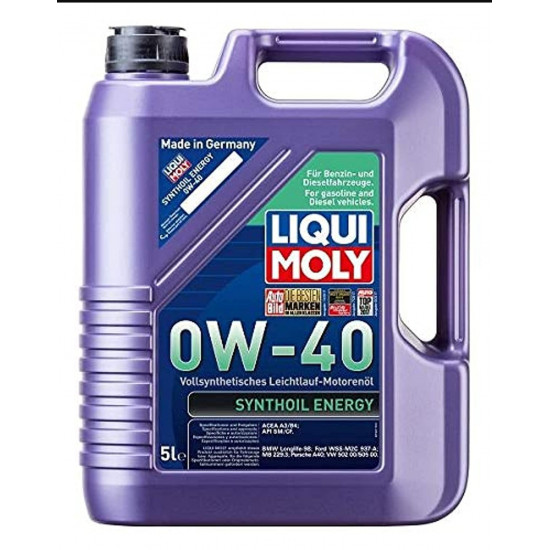 زيت المحرك تخليقي بالكامل ليكوي مولي– Liqui Moly Synthoil Energy New Generation 0W‑40 – 4 لتر زيت المحرك تخليقي بالكامل ليكوي مولي– Liqui Moly Synthoil Energy New Generation 0W‑40 – 4 لتر