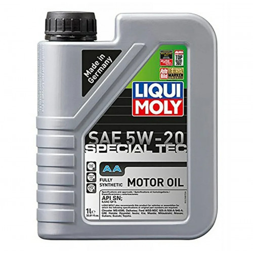 زيت المحرك Liqui Moly ليكوي مولي سبيشل تيك AA 5W‑20 تخليقي بالكامل – 1 لتر زيت المحرك Liqui Moly ليكوي مولي سبيشل تيك AA 5W‑20 تخليقي بالكامل – 1 لتر