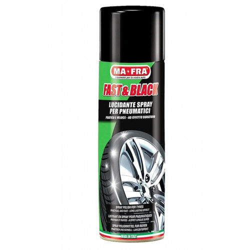 مافرا فاست آند بلاك – Mafra Fast & Blackبخاخ تلميع الإطارات والمطاط – 500 مل مافرا فاست آند بلاك – Mafra Fast & Blackبخاخ تلميع الإطارات والمطاط – 500 مل