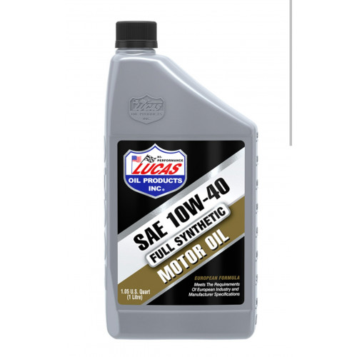 زيت محرك لوكاس تخليقي بالكامل 10W‑40 – 1Lucas  كوارت (946 مل) زيت محرك لوكاس تخليقي بالكامل 10W‑40 – 1Lucas  كوارت (946 مل)