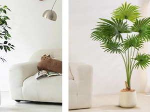 كيف تصنع ركنًا طبيعيًا في منزلك باستخدام الأشجار الصناعية؟