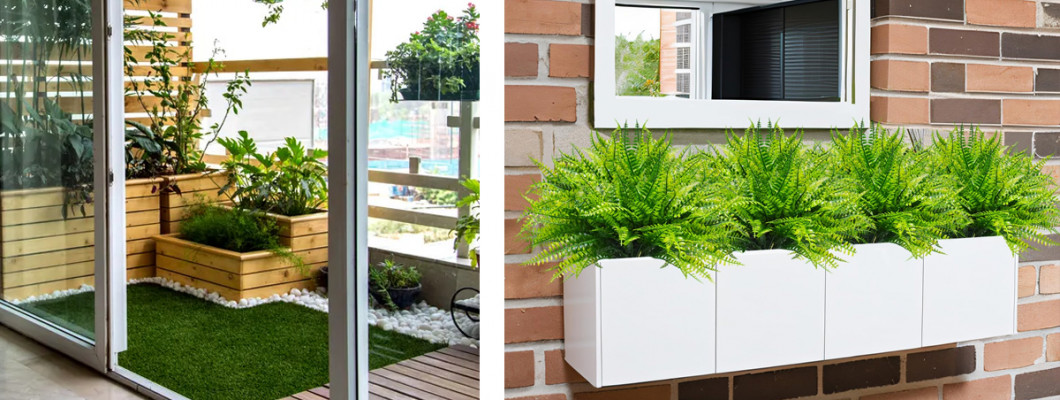 أفضل طرق استخدام النباتات الصناعية في تزيين الشرفات