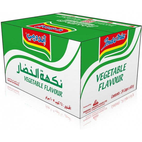 اندومى خضار كوب 60جرام *24 حبة (كرتون) اندومى خضار كوب 60جرام *24 حبة (كرتون)