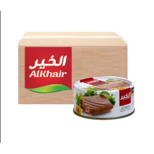 تونة الخير كبير 185 جرام *48 حبة (كرتون)