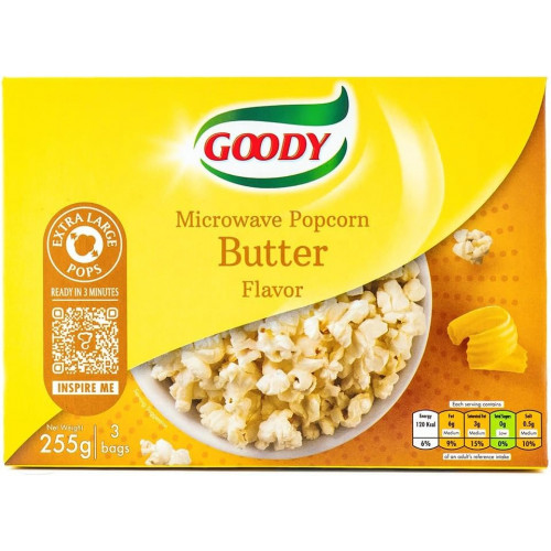 فشار قودي مكرويف زبدة 255 جرام*6 حبة (نصف كرتون)