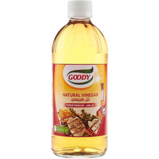 خل تفاح قودي زجاج 473 مل *24حبة (كرتون)