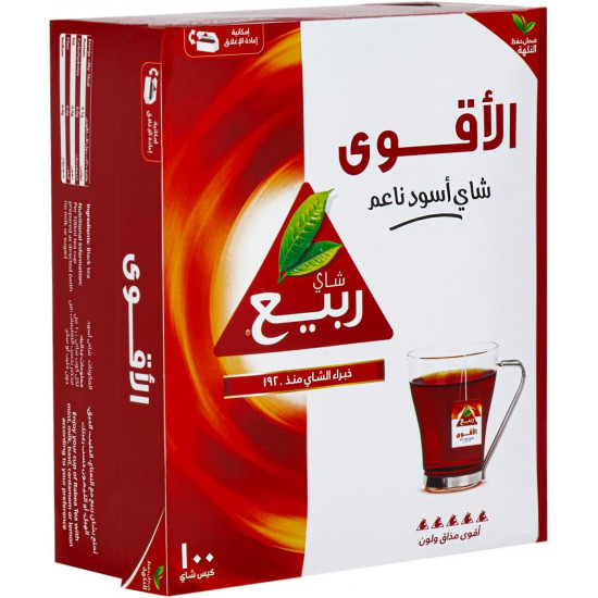 شاي ربيع الاقوي  100 خيط *6 حبة (نصف كرتون)