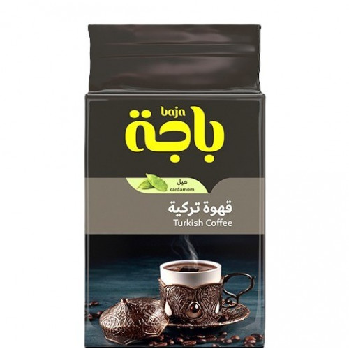 قهوة باجة تركية بالهيل 200جرام *10 حبة (كرتون)