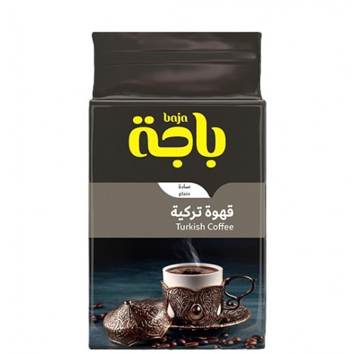 قهوة باجة تركية سادة  200جرام *10 حبة (كرتون)