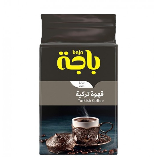 قهوة باجة تركية سادة  200جرام *10 حبة (كرتون)