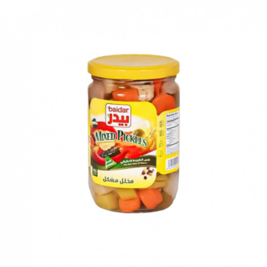 مخلل مشكل بيدر صغير 370 جرام *6 حبة (نصف كرتون)