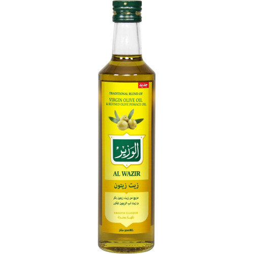 زيت زيتون الوزير 500 مل*6 حبة (نصف كرتون)