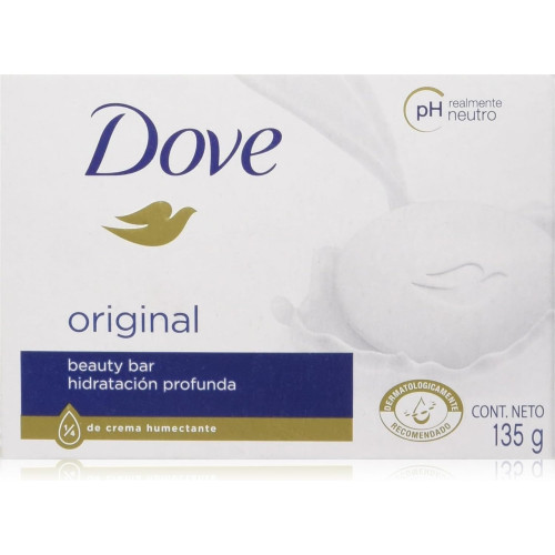 صابون قوالب دوف مستورد ابيض 135 جرام *48 حبة (كرتون)