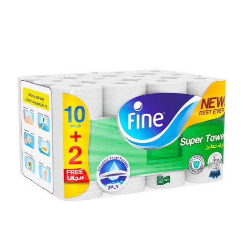 ماكسي رول مطبخ فاين 12رول * 6 حبة (نصف كرتون) 