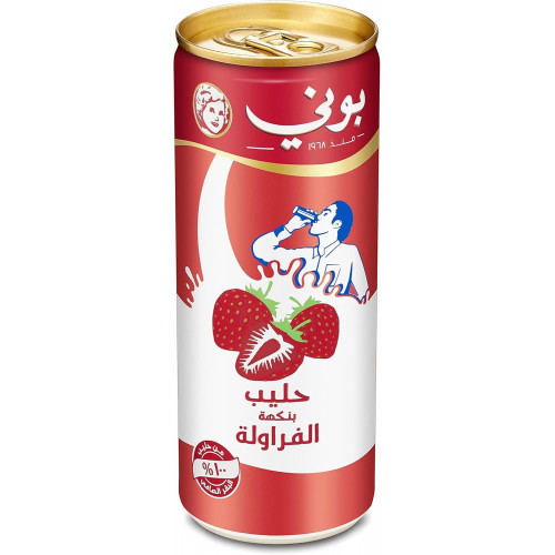 بونى حليب بالفراولة 250مل*6 حبة (نصف درزن)