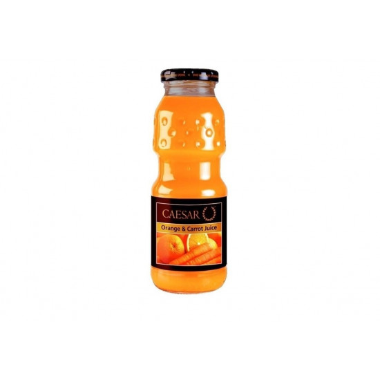 عصير سيزار برتقال وجزر زجاج 250مل*6 حبة (نصف درزن)