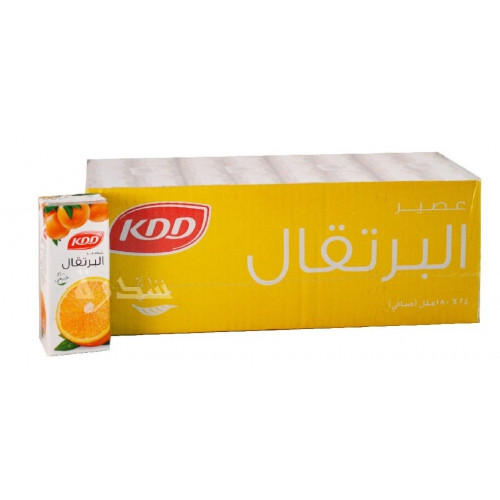 عصير كى دى دى برتقال 180مل*24 حبة (كرتون)
