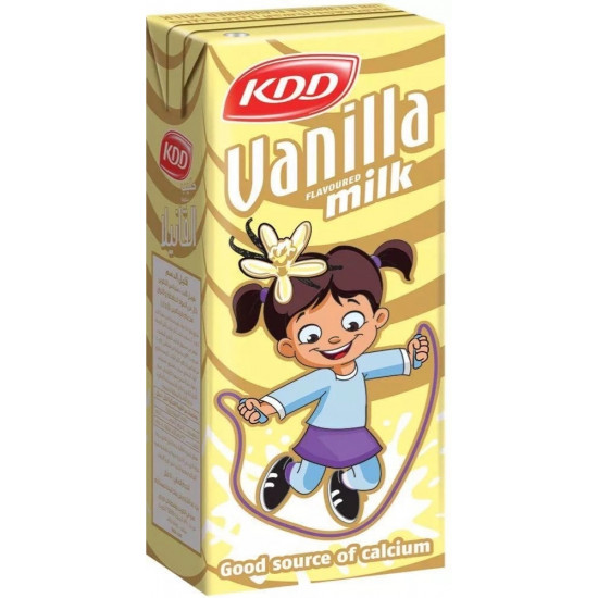 حليب كى دى دى بالفانيليا 180مل*6 حبة (نصف درزن)