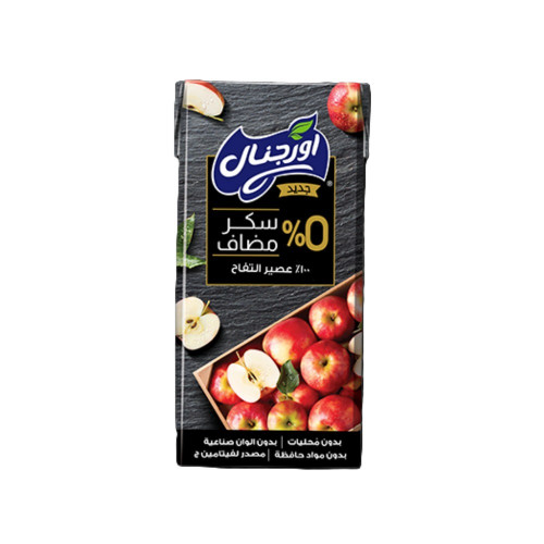 عصير اورجنال تفاح 6 حبة *200مل (نصف درزن)