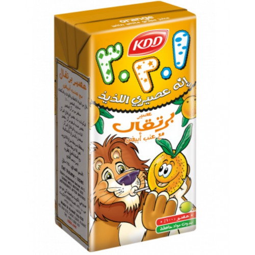 عصير كى دى دى برتقال مع عنب 125مل*18 حبة (كرتون)