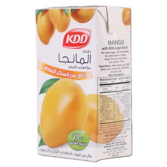 عصير كى دى دى مانجو 125مل*18 حبة (كرتون)