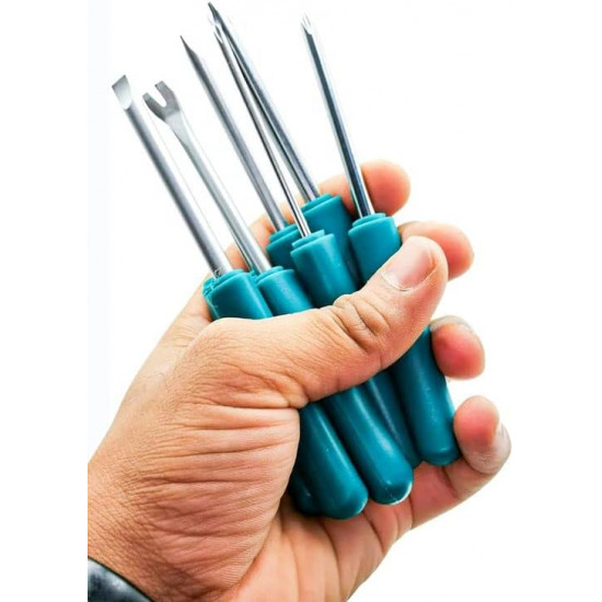 طقم مفكات ﻣﺗﻌﺩﺩ الرﺅﻭﺱ قابل للتبديل توتال طقم مفكات ﻣﺗﻌﺩﺩ الرﺅﻭﺱ قابل للتبديل توتال