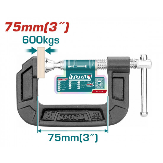 ﻣﺭﺑﻁ سكلمب شد معدن 3 انش توتال