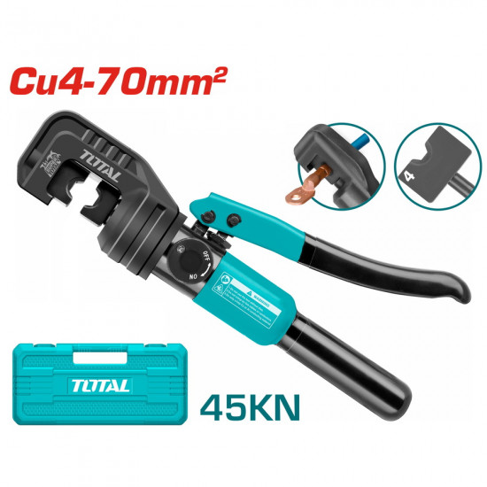 مكبس هيدروليك يدوي Cu4-70mm² توتال مكبس هيدروليك يدوي Cu4-70mm² توتال