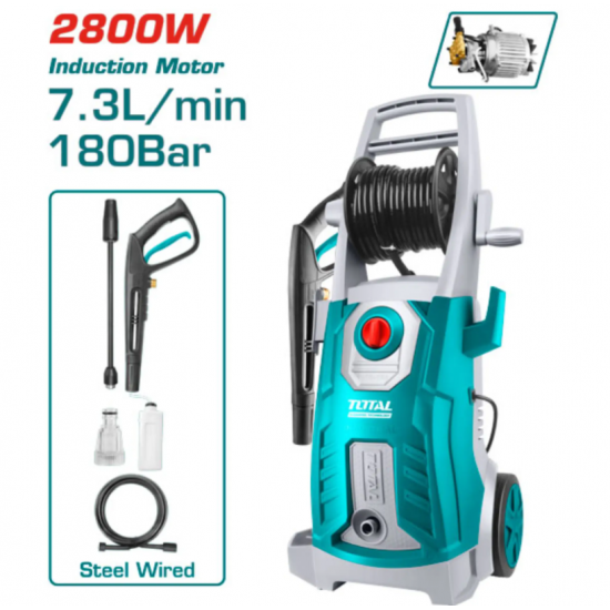  ماكينة غسيل 2800W 180BAR توتال 