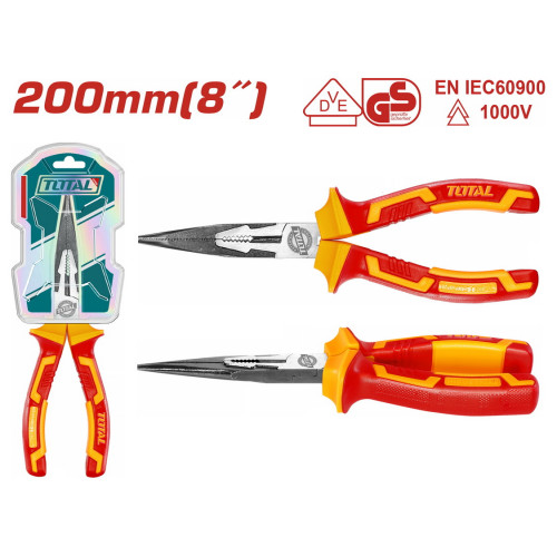 زرادية يد معزول بوز طويل 8" توتال زرادية يد معزول بوز طويل 8" توتال