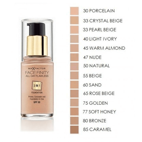 ماكس فاكتور Facefinity All Day Flawless 3 In 1 Foundation ماكس فاكتور Facefinity All Day Flawless 3 In 1 Foundation
